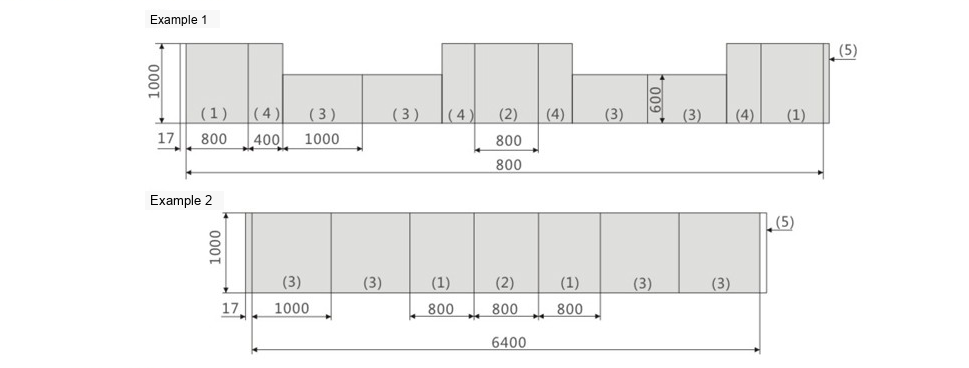 MNS Low-voltage Withdrawable Switchgear Combination Method Diagram