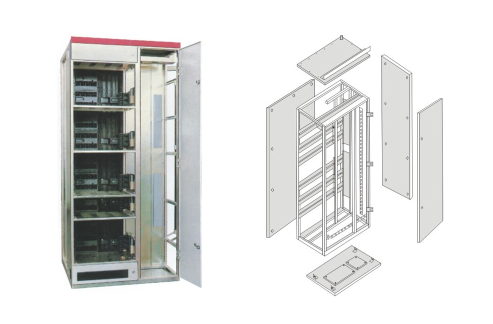 MNS Low-voltage Withdrawable Switchgear C-Section Profile Frame Structure Diagram
