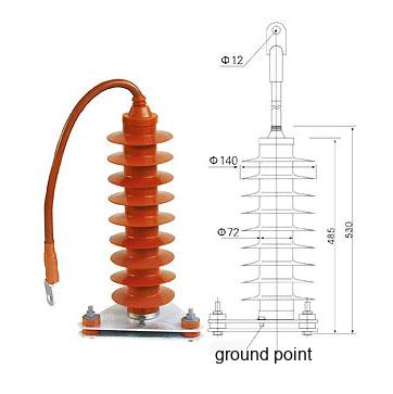 35kV Fully Insulated Type Zinc Oxide Arrester 35kV Fully Insulated Type Zinc Oxide Arrester