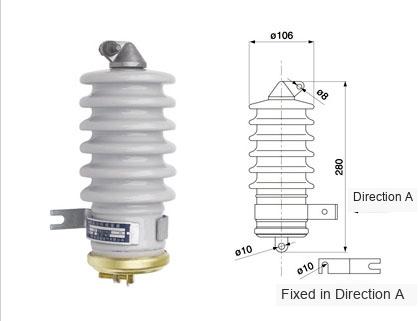 10kV Station Type Zinc Oxide Arrester Outline Dimensions